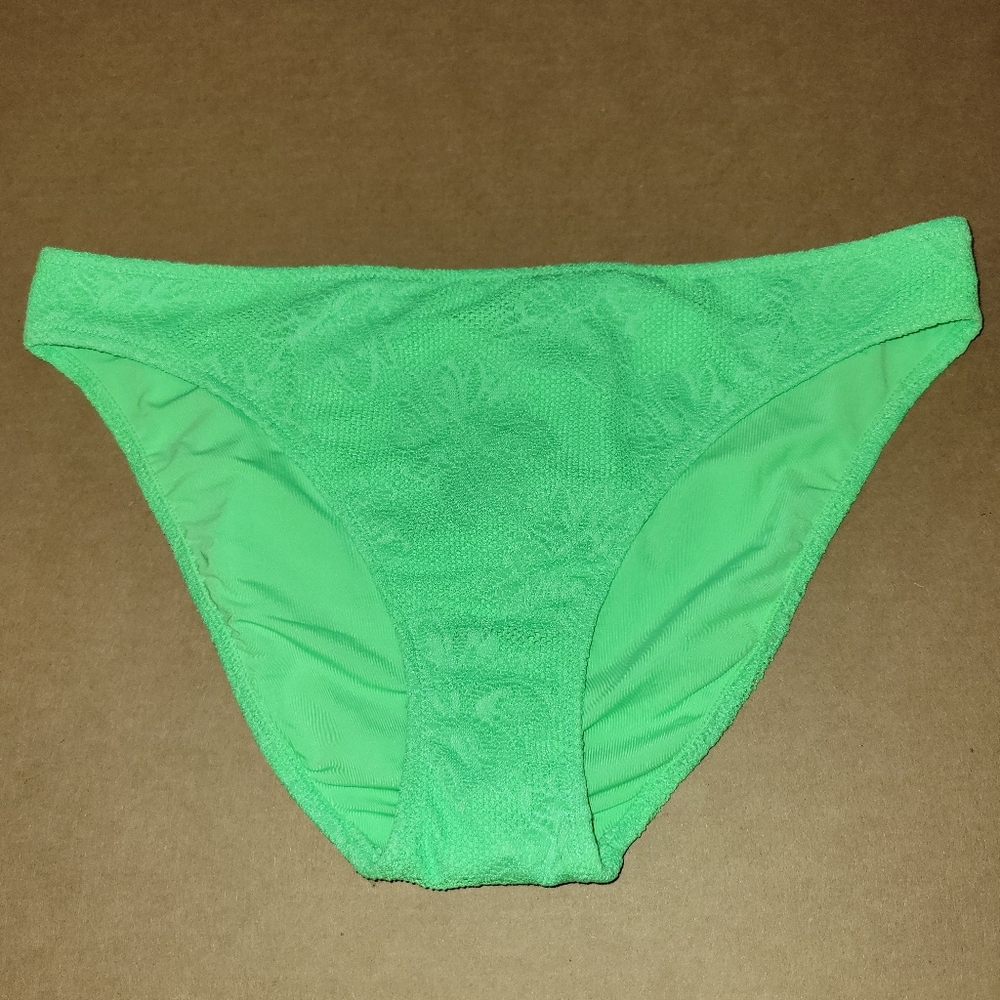 American Eagle Aerie Neon Green Floral Swim Suits Choose Bottoms